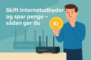 Skift internetudbyder og spar penge – sådan kommer du i gang